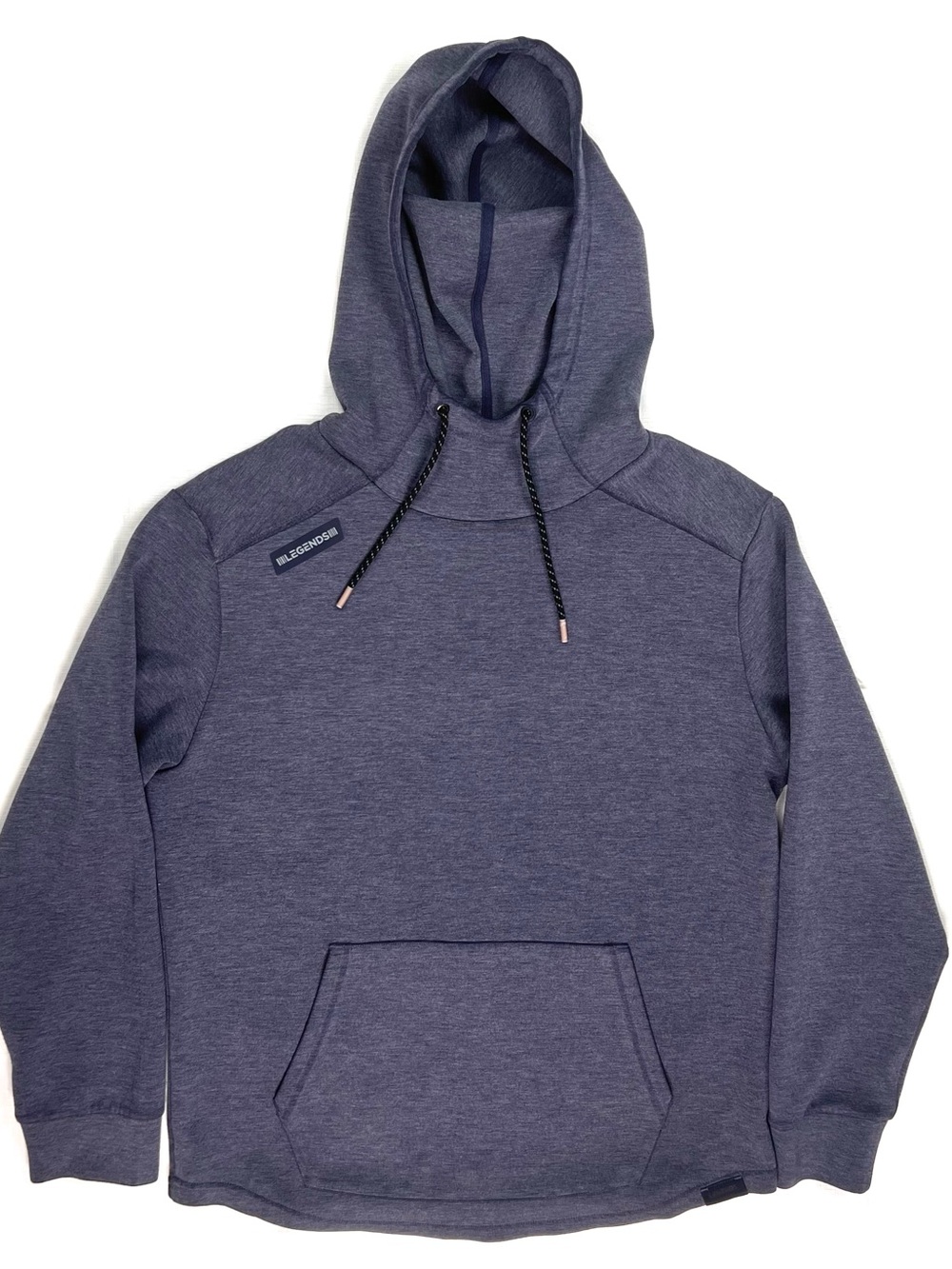 Legends Hoodie Mens L Large Hawthorne Tech Pullover Hooded Heathered Blue